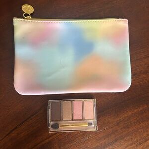 Estée Lauder “Travel In Color” Eyeshadow & cosmetic bag.